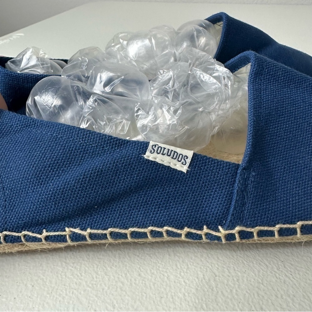 Soludos Women Blue Dali Espadrille Shoes Size 11 - Picture 3 of 8